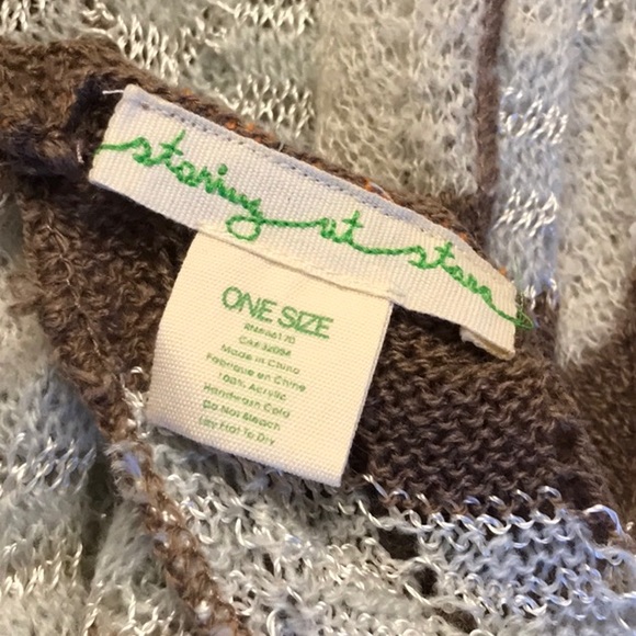 Staring At Stars Oatmeal & Taupe Infinity Scarf - Picture 3 of 7